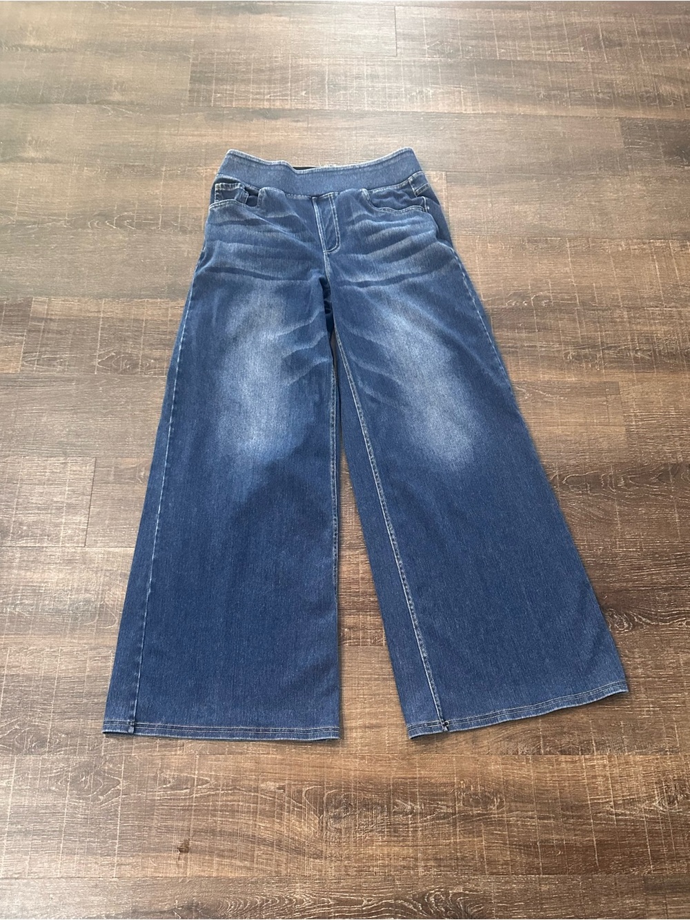 Halara Flex High Waisted Pockets Baggy Wide Leg Jeans Size Small